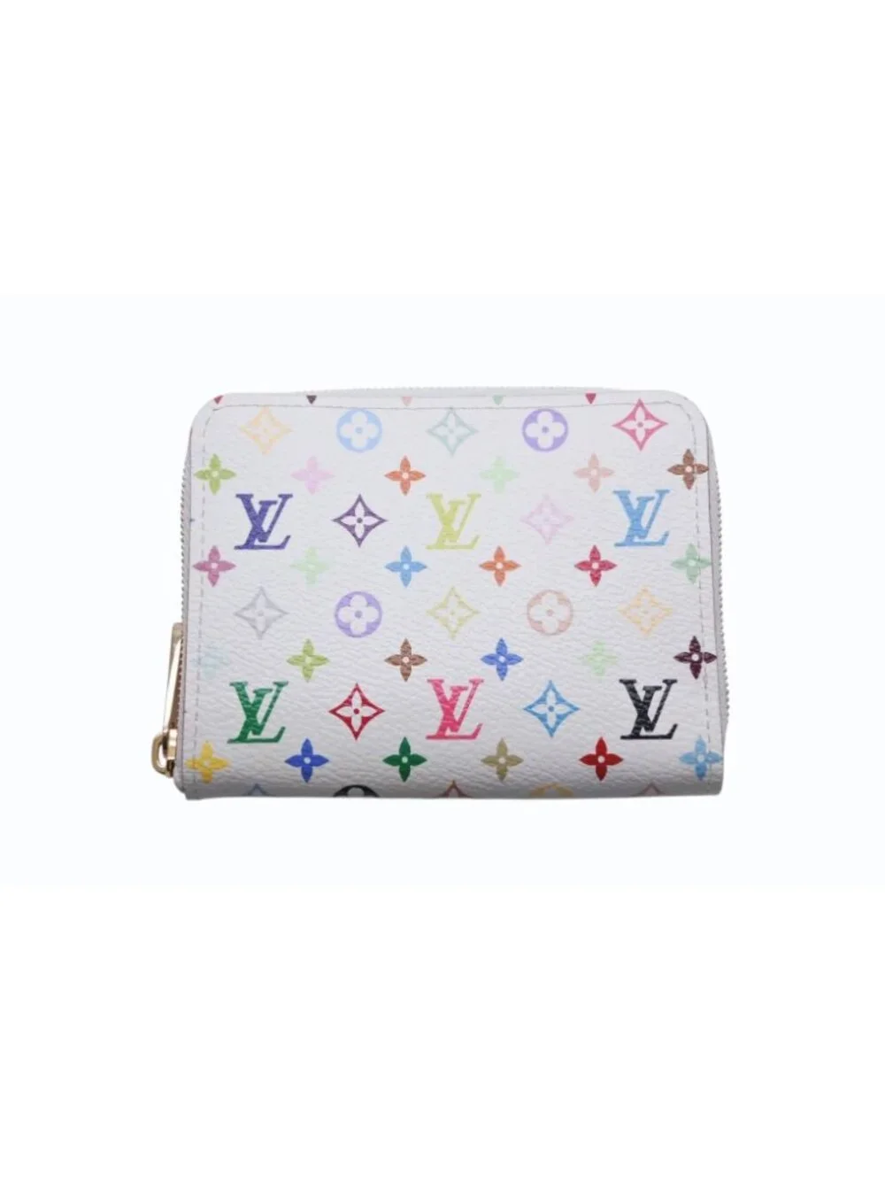 Louis Vuitton Zippy Coin Purse Monogram Multicolor Takashi Murakami